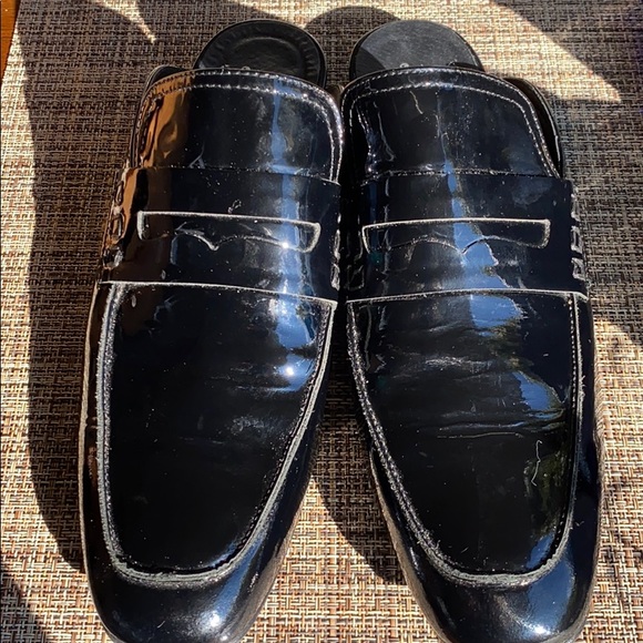 Free People Shoes - 💙FreePeople patent leather mules size 9 1/2💙